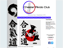 Tablet Screenshot of chesteraikido.com